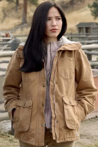 Monica Dutton Cotton Jacket Yellowstone outfits