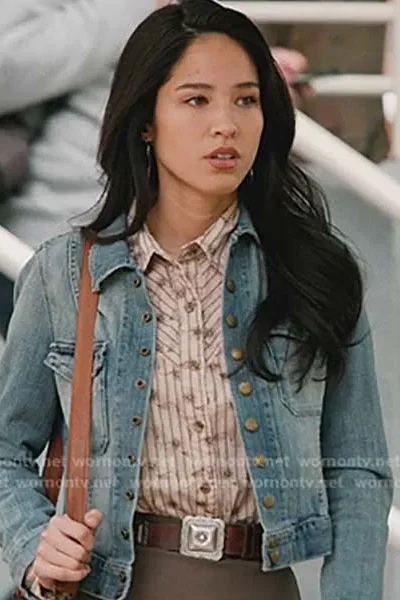 Monica-Dutton-denim-Yellowstone-Jacket