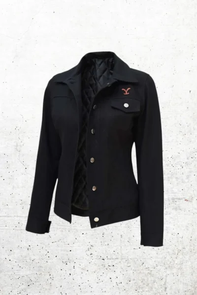 Yellowstone Rip Wheeler Black Jacket For Women outfits