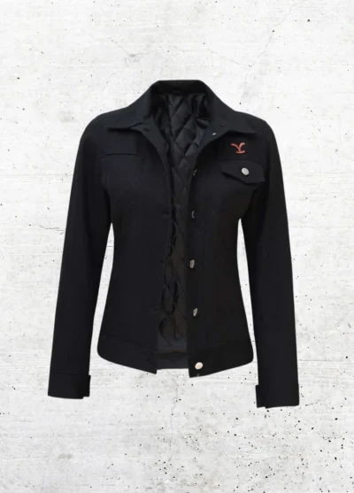 Yellowstone Rip Wheeler Black Jacket For Women outfits