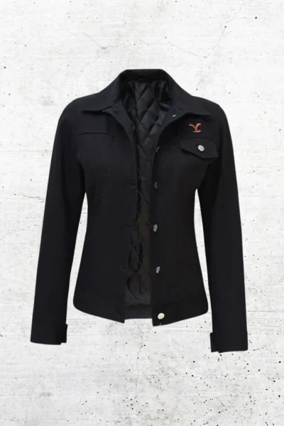 Yellowstone Rip Wheeler Black Jacket For Women outfits