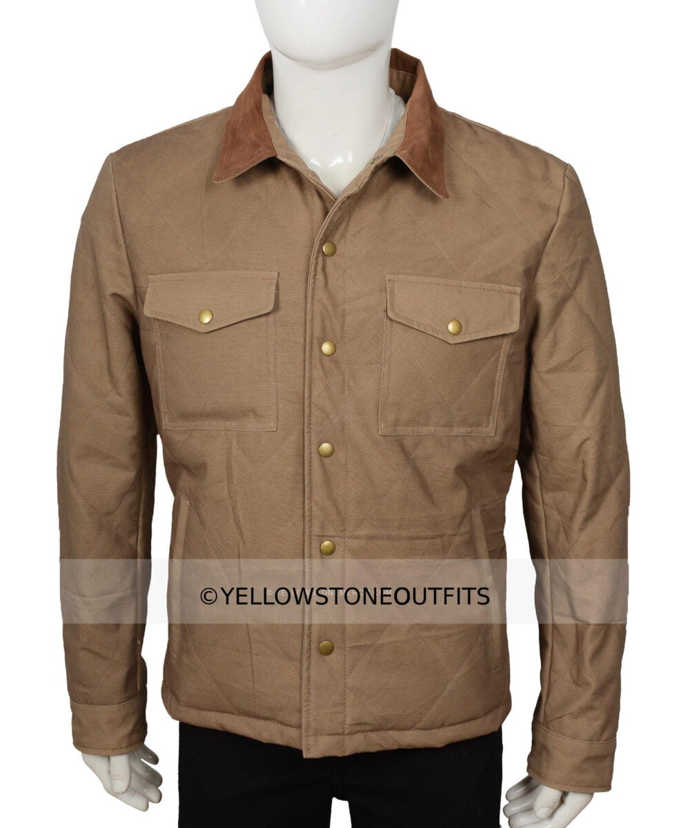 John Dutton Quilted Jacket | Josh Lucas Yellowstone