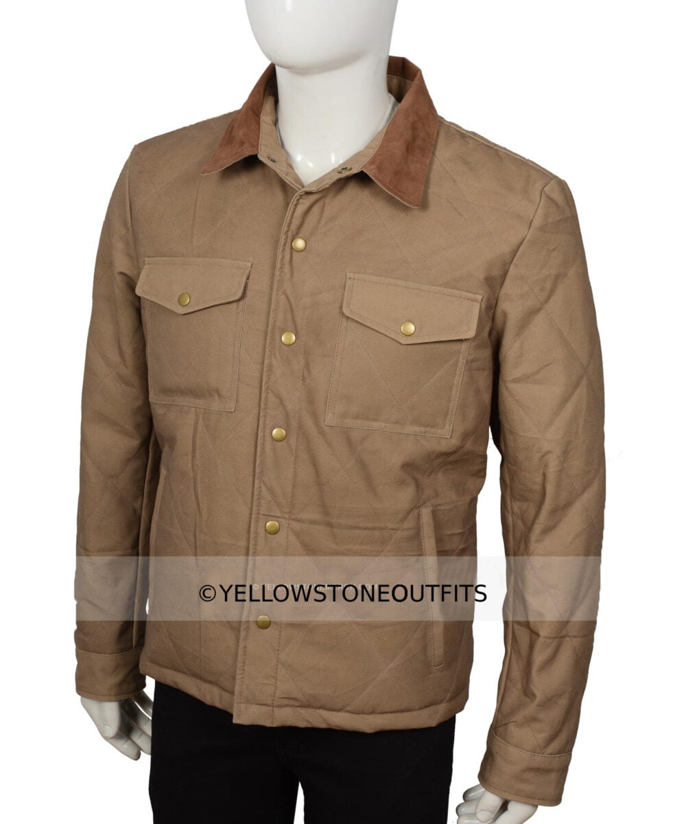 John Dutton Quilted Jacket | Josh Lucas Yellowstone