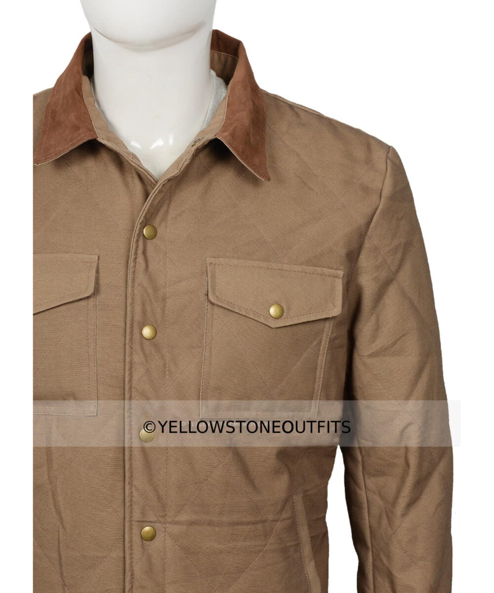 John Dutton Quilted Jacket | Josh Lucas Yellowstone