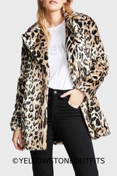 kelly-reilly-beth-dutton-cheetah-print-coat-yellowstone-outfts