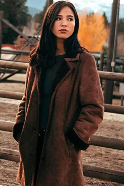 kelsey-chow-yellowstone-monica-dutton-suede-leathe-outfits