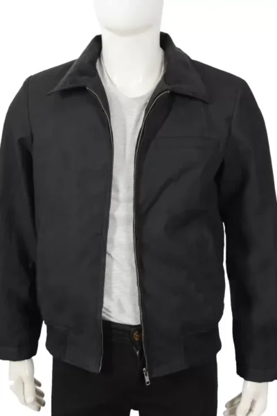 John Dutton Black Bomber Cotton Jacket Yellowstone