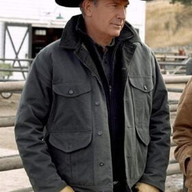 John Dutton Grey Cotton Jacket Yellowstone