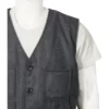 John Dutton Grey Wool Vest Yellowstone