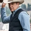 John Dutton Grey Wool Vest Yellowstone