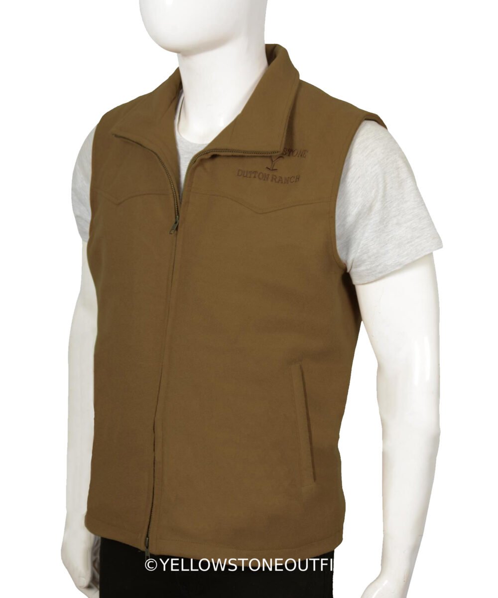 John Dutton Wool Vest Yellowstone