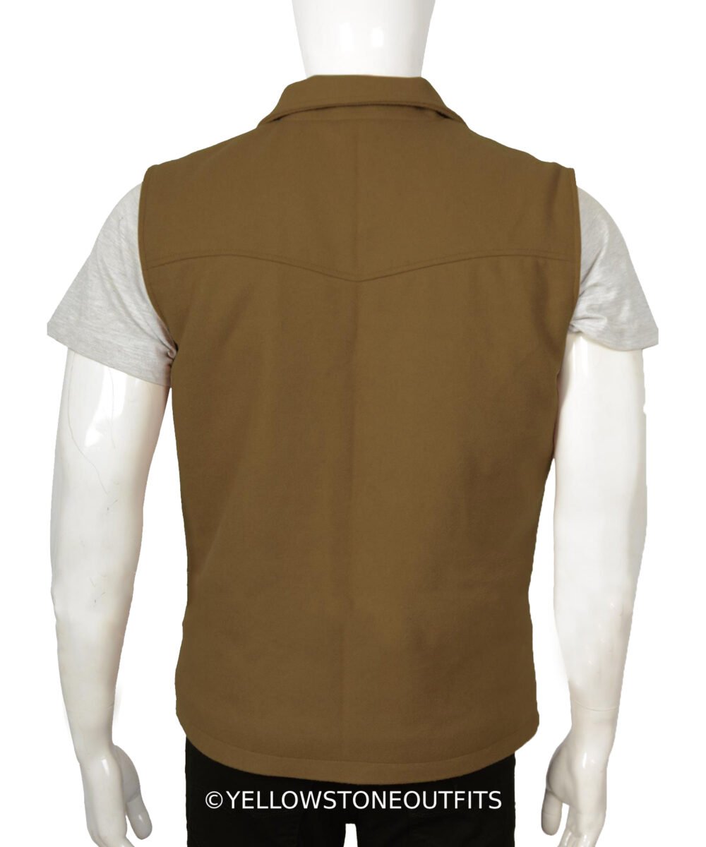 John Dutton Wool Vest Yellowstone