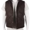 John Dutton Brown Quilted Vest Yellowstone