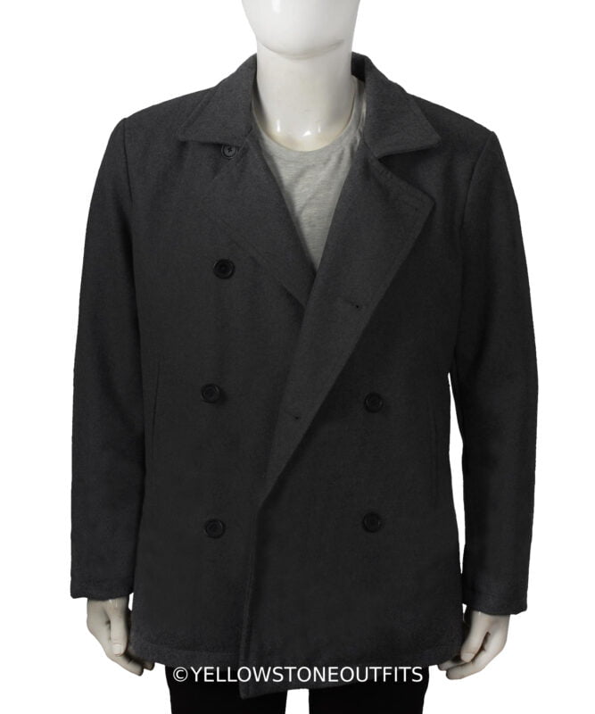 ryan-bingham-walker-pea-coat-yellowstone-outfits