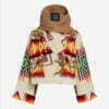 Beth Dutton Printed Cropped Cloak