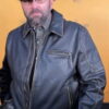 Jake Ream Leather Jacket Yellowstone S5